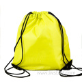 Classic promotion polyester nylon 210D rPET backpack drawstring bag with logo